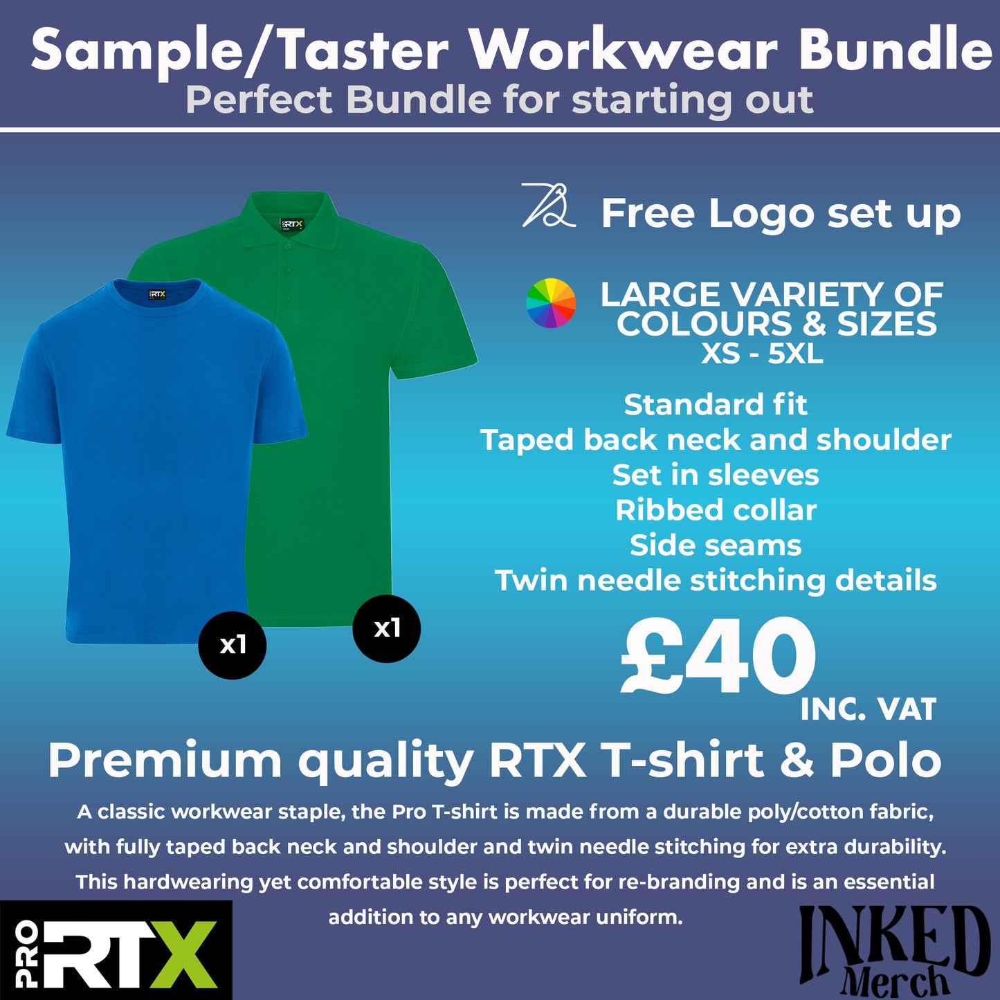 Sample / Taster Workwear Bundle